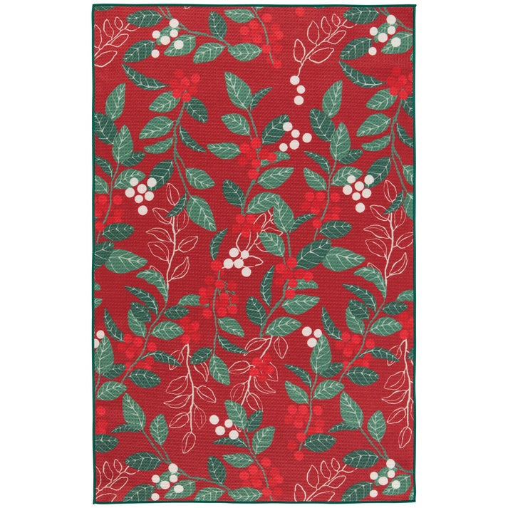 Now Designs Christmas Microfiber Tea Towel - Merry Berry