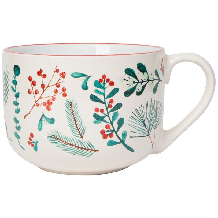 Now Designs Christmas Latte Mug 23oz Winterberry