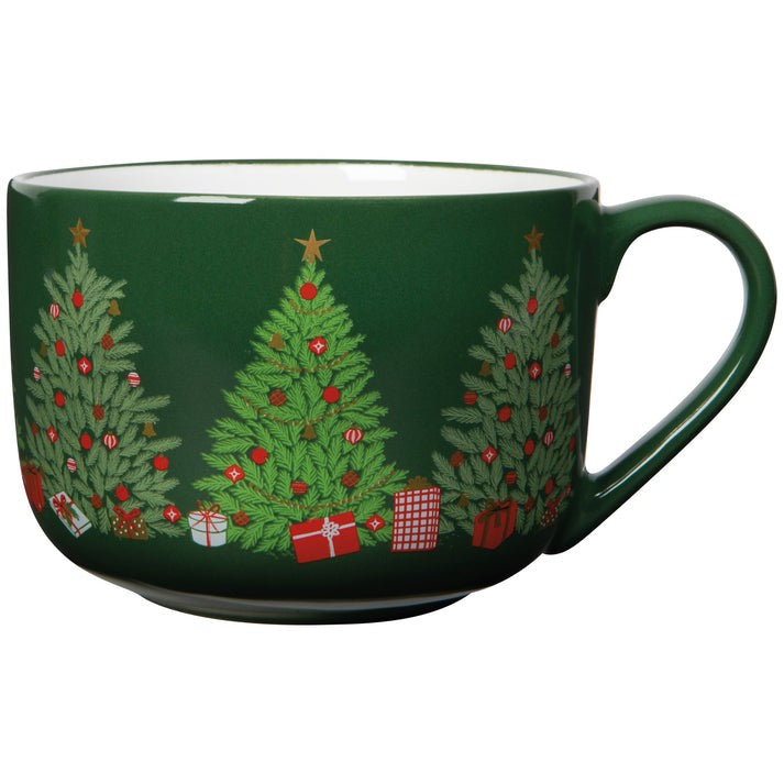 Now Designs Christmas Latte Mug 23oz Festive Fir