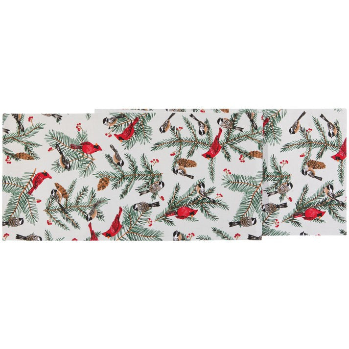 Now Designs Christmas Table Runner 72" Birds & Boughs
