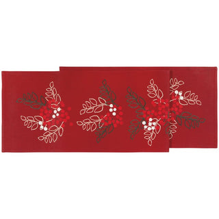 Now Designs Christmas Table Runner 72" Merry Berry