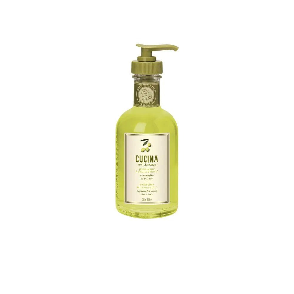 Fruits &amp; Passion Cucina 200ml Purifying Hand Wash, Coriander and Olive Tree