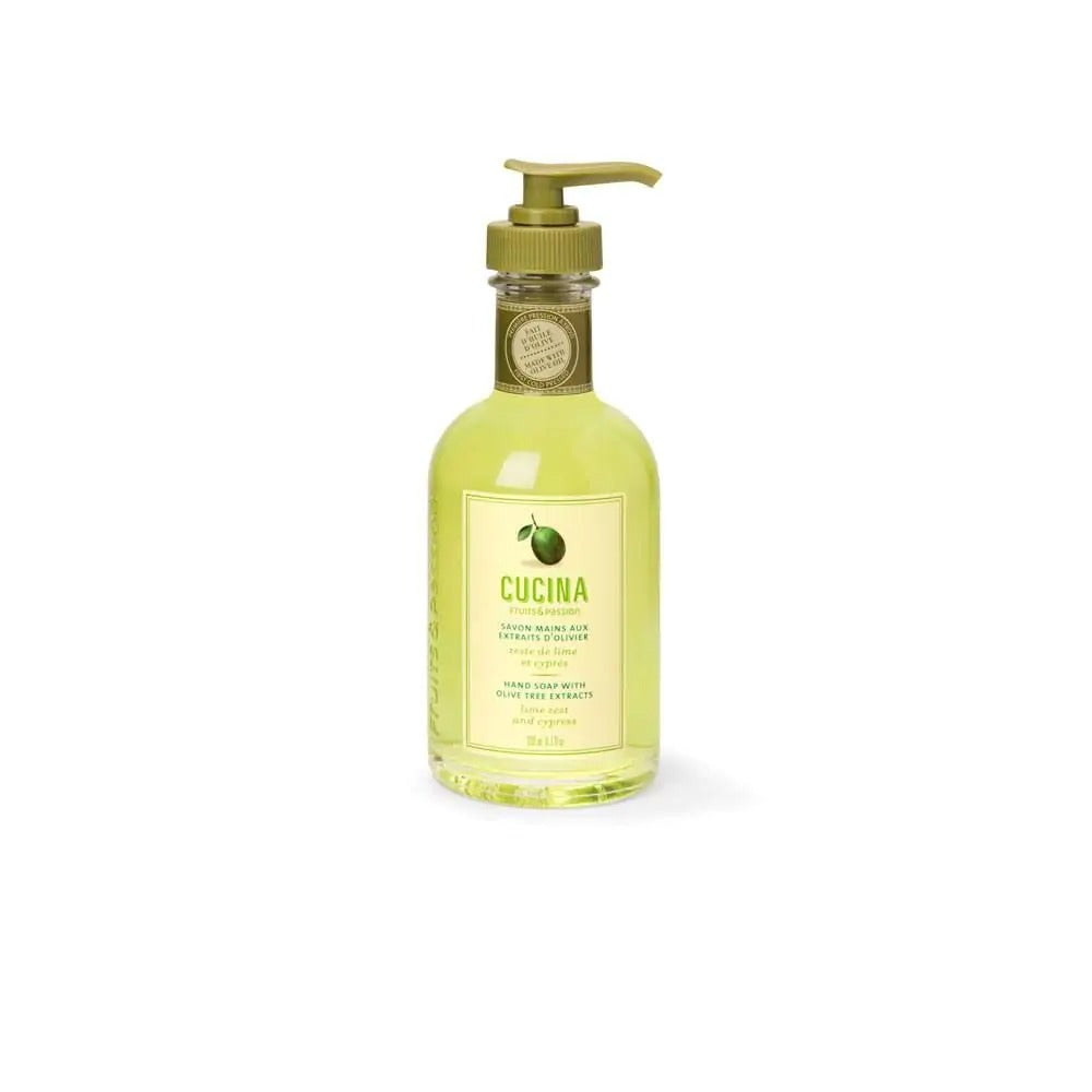 Fruits & Passion Cucina 200ml Purifying Hand Wash, Lime Zest and Cypress - iQ living