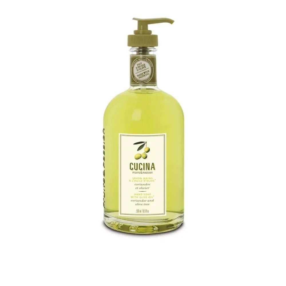 Fruits & Passion Cucina 500ml Purifying Hand Wash, Coriander and Olive Tree