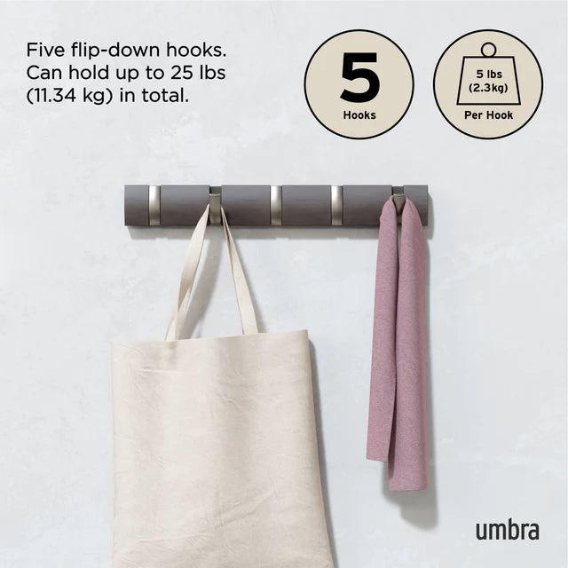 Umbra Flip 5 Wall Hook - iQ living
