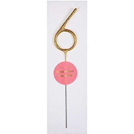 Meri Meri Wonder Gold Sparkler, 6