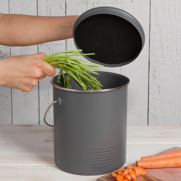 Now Designs Charcoal Grey Compost Bin