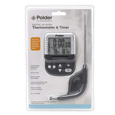 Polder Classic Leave-In-Oven Digital Thermometer