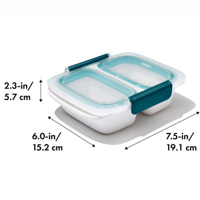 OXO Prep & Go Divided Food Container 400ml