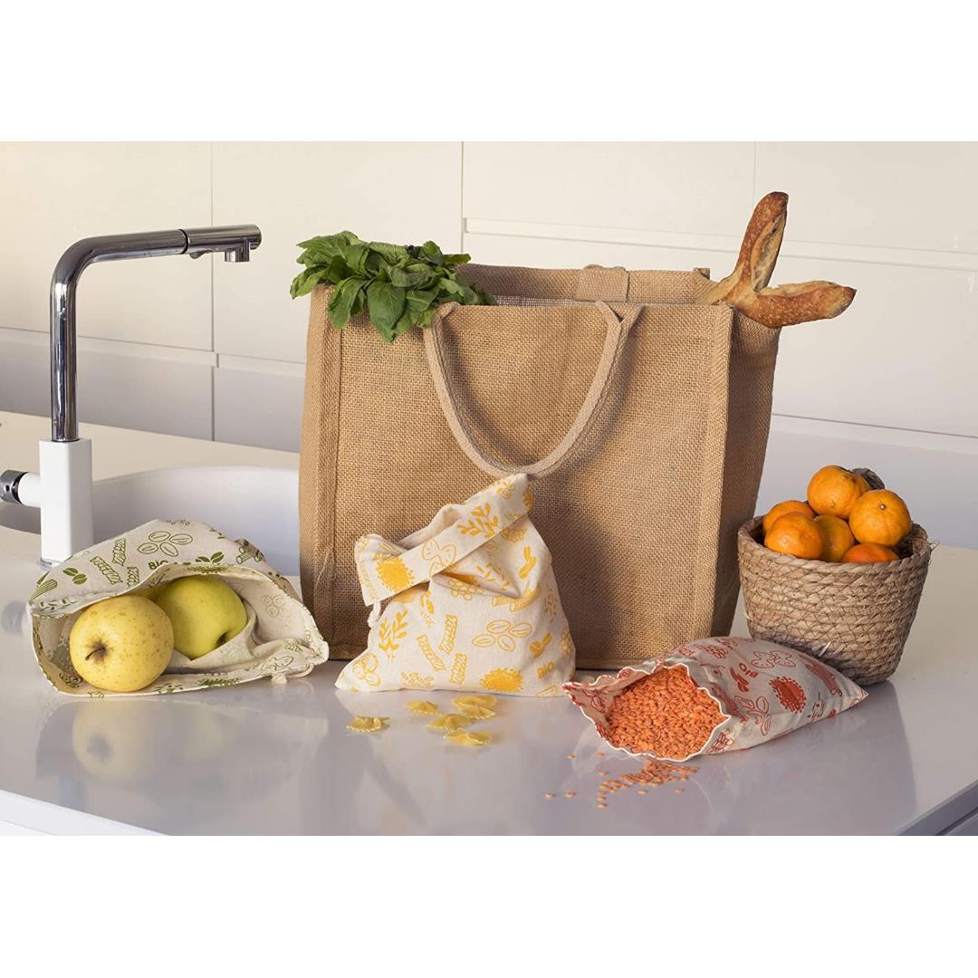 Pebbly Organic Cotton Food Sack