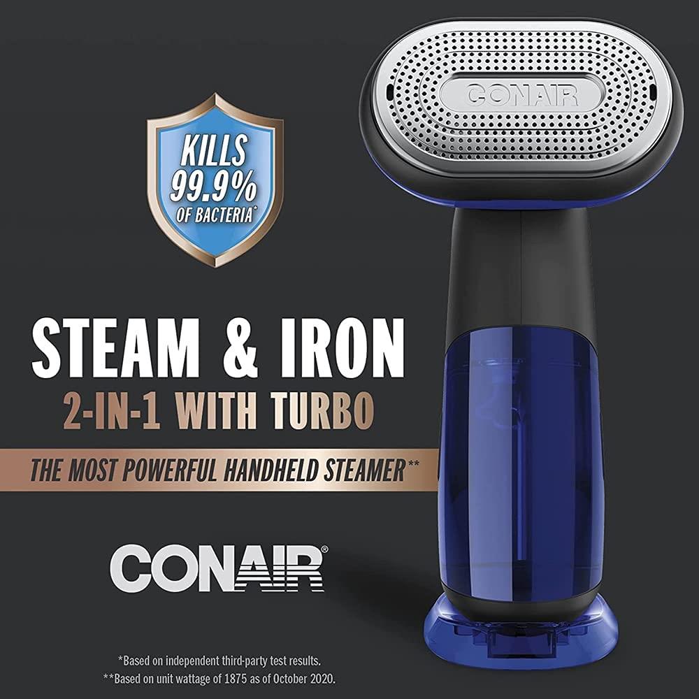 Conair Turbo Extreme Steam 2-in-1 Steamer + Iron - iQ living