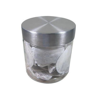 Port-Style Glass Canister with Stainless Steel Lid 800ml