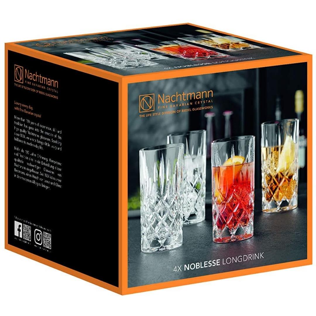 Nachtmann Noblesse Longdrink Glass Set Of 4