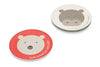 Red Rover Kids Bamboo Animal Plates - Set of 4