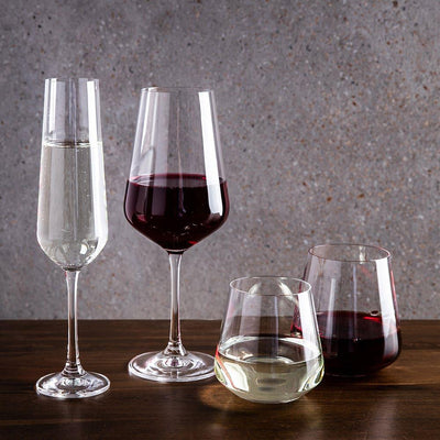 Trudeau Gala Red Wine Glasses Set of 4