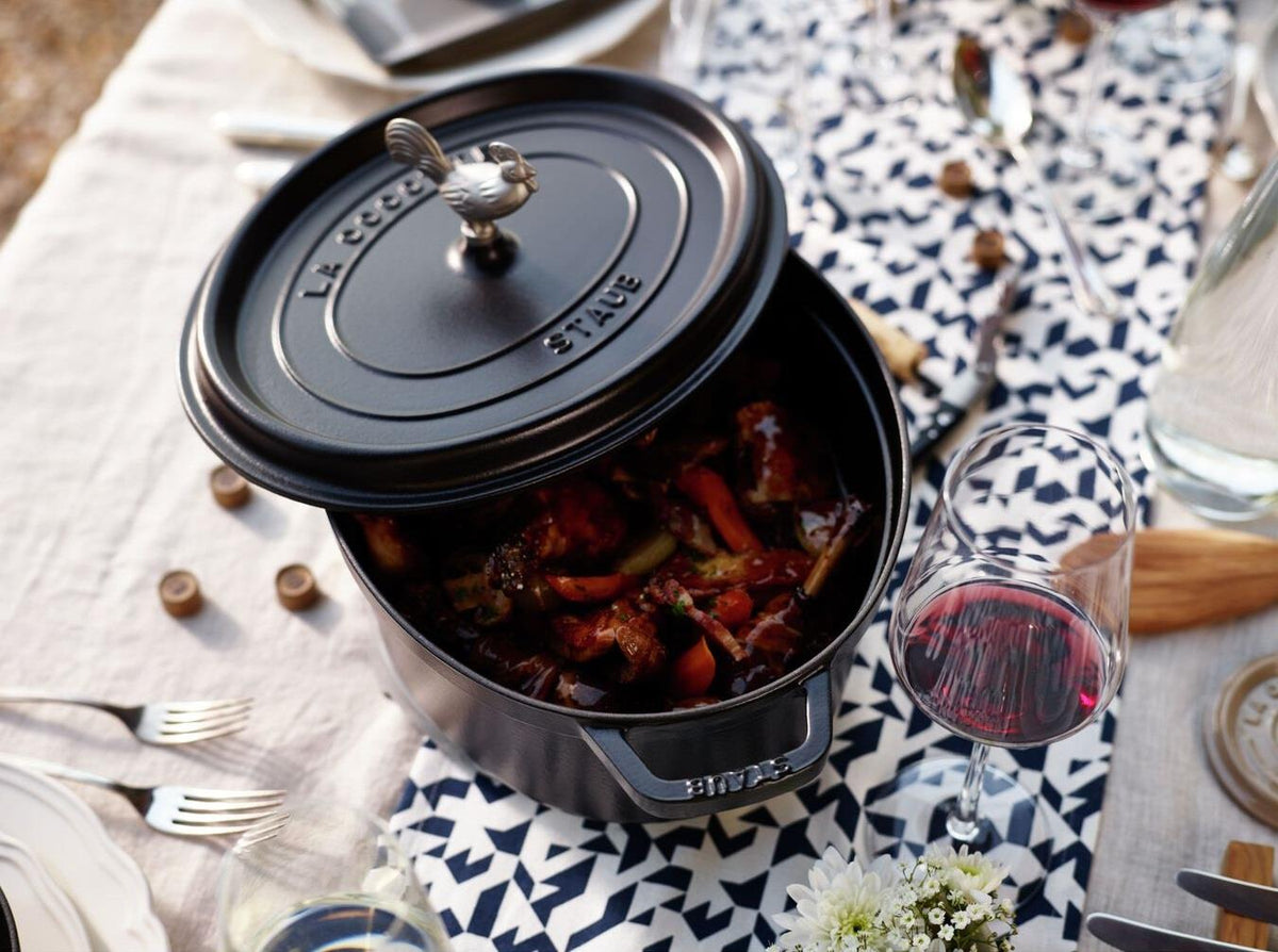 Staub Stainless Steel Rooster Cocotte Knob