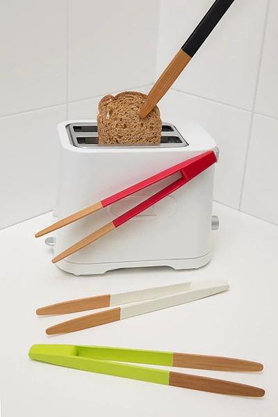 Pebbly Magnetic Toaster Tongs
