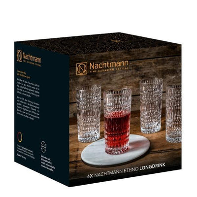 Nachtmann Ethno Longdrink Glass Set Of 4
