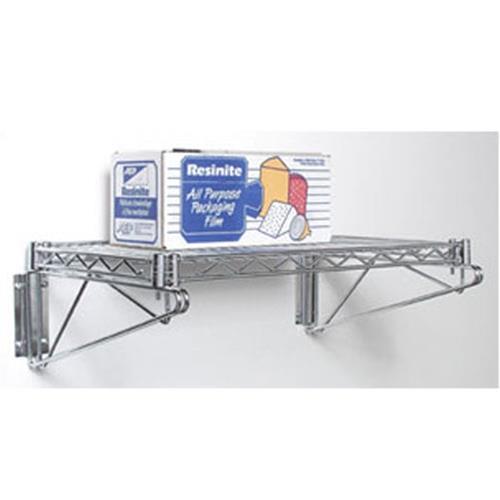 Tarrison Chrome Wall Mount Brackets For 14" Shelf - Sold Individually