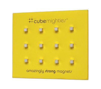three by three cube mighties rare earth magnets 12 pack