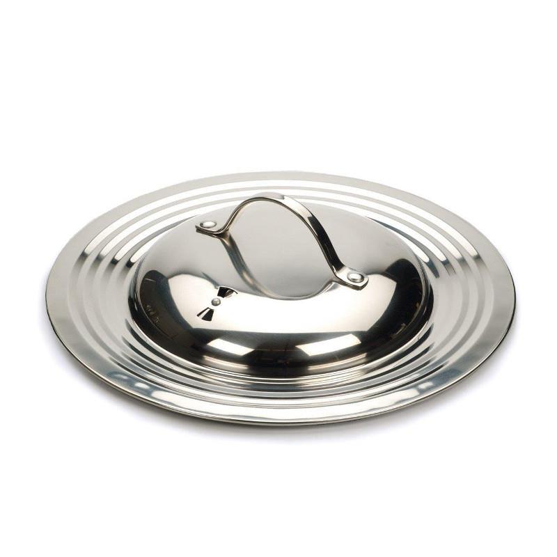 RSVP Universal Lid Stainless Steel Fits 7" to 12" Pots