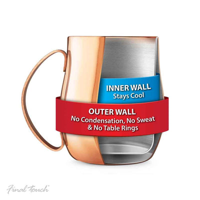 Final Touch Double Wall Moscow Mule Mug
