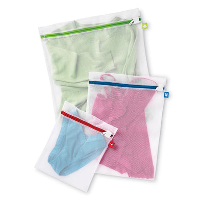 Whitmor Colour Coded Wash Bags Set of 3