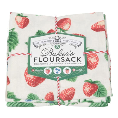 Now Designs Berry Patch Baker's Floursack Tea Towel Set
