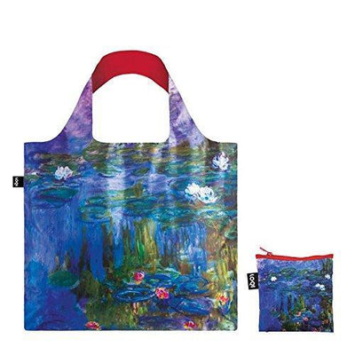 LOQI Museum Series Tote Bag, Claude Monet Water Lilies
