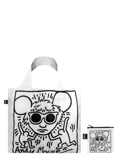 LOQI Haring Andy Mouse Tote Bag