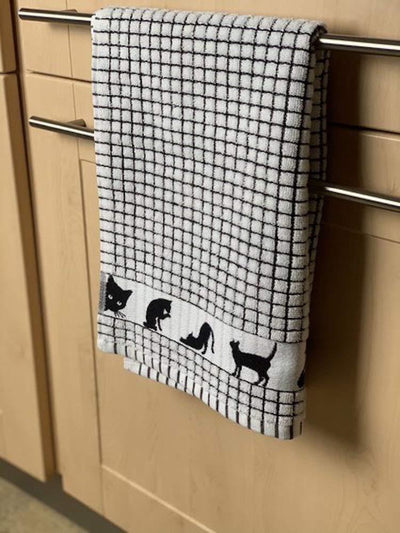 Samuel Lamont & Sons Poli Dri Cat Tea Towel