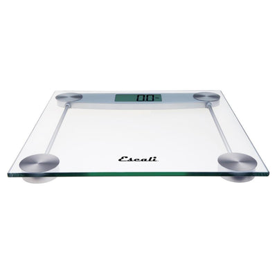 Escali Clear Glass Bath Scale