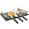 Natural Living Black Marble Cheese Knife Set Of 3