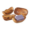 ecoLiving Olive Wood Deep Oval Soap Dish