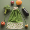 Pebbly Organic Cotton Vegetable Sack
