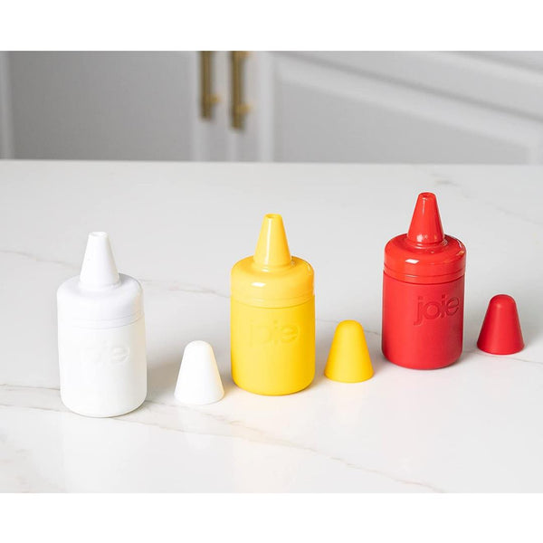 Joie Snack Time Mini Condiment Bottle Set Of 3 34817 iQ living
