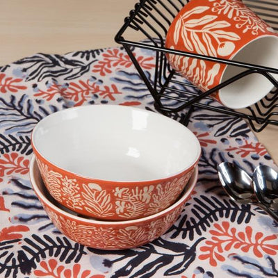 Danica Imprint Entwine Red Side Bowl