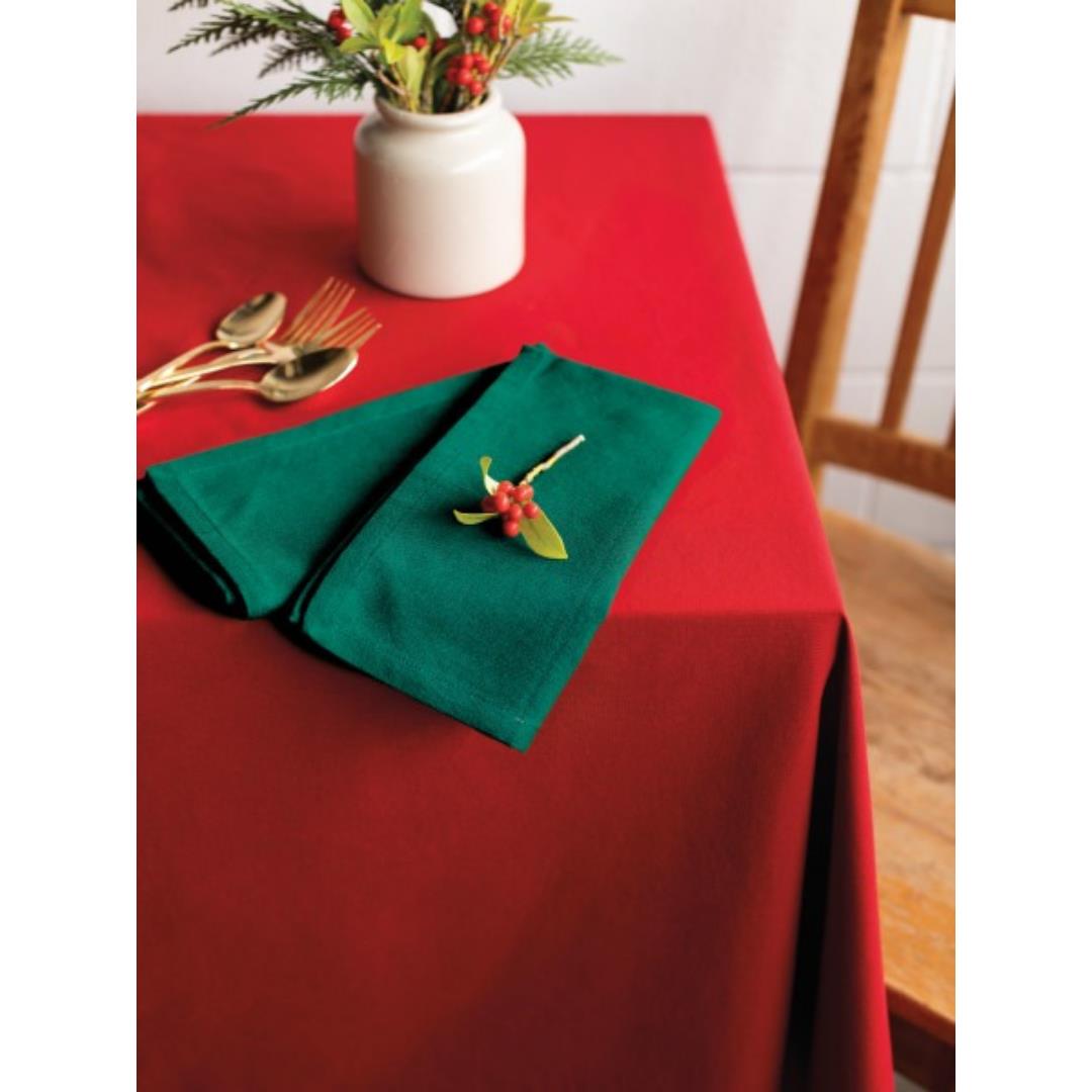 Now Designs Spectrum Chili Red Tablecloth 60" x 120"