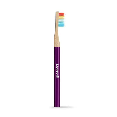 Mamap Revolve Toothbrush + Replacement Head - Purple Rainbow