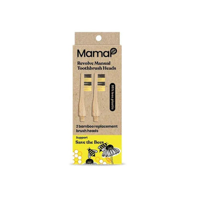 Mamap Revolve Toothbrush Replacement Heads S/2 - Yellow