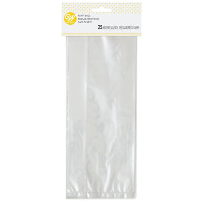 Wilton Clear Party Bags, 4" x 9.5"