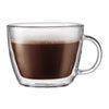 bodum bistro double wall cafe latte cup