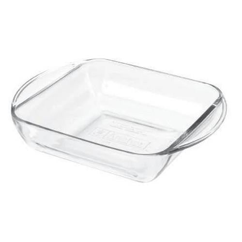 Anchor Hocking Square Glass Cake Dish, 8in