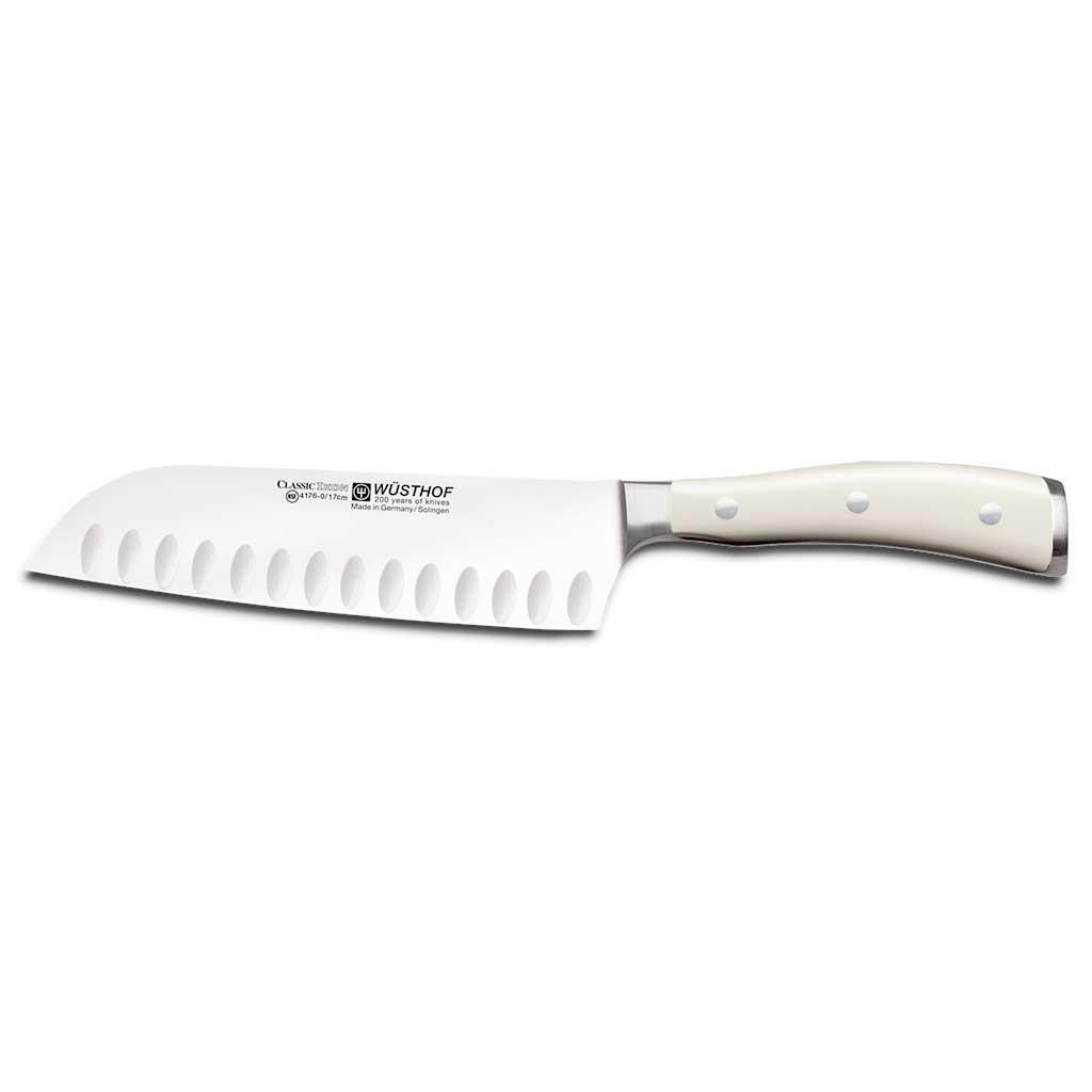 wusthof classic ikon creme santoku knife