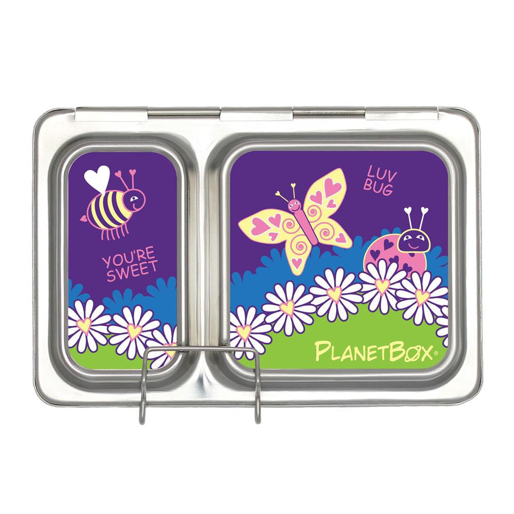 PlanetBox Shuttle Lunch Box Magnets, Ladybug