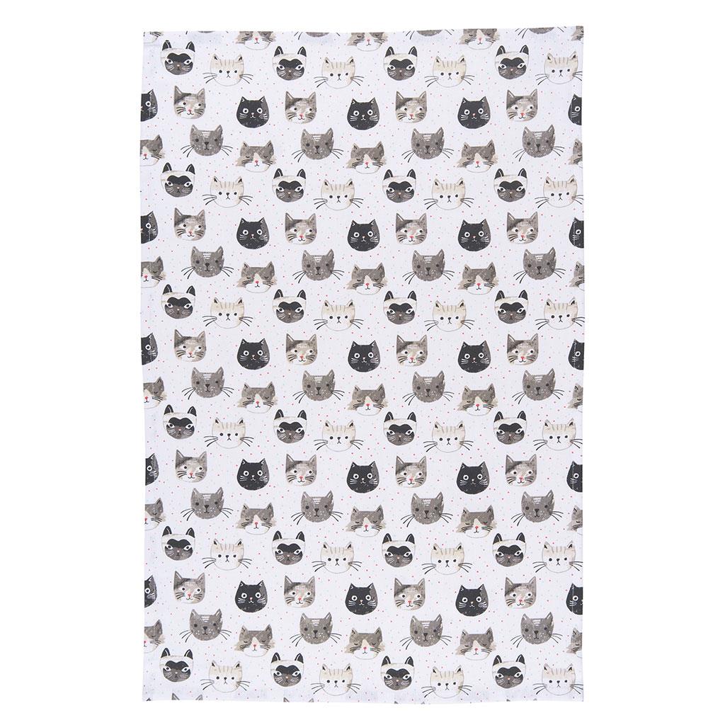 Now Designs Cats Meow Cotton Tea Towel
