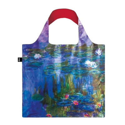 LOQI Museum Series Tote Bag, Claude Monet Water Lilies