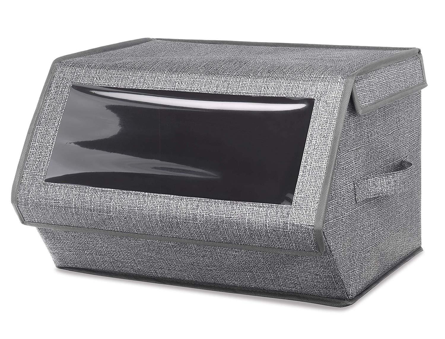 Whitmor CrossHatch Stackable Window Storage Box