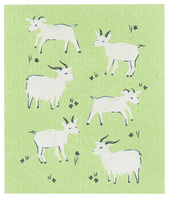 Now Designs Swedish Dish Cloth Goats