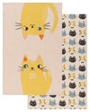 Now Designs Meow Meow Tea Towels Set of 2